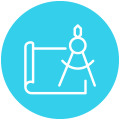 Icon for "Sleek & Modern Design"