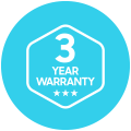 Icon for "3 Year Limited Warranty"